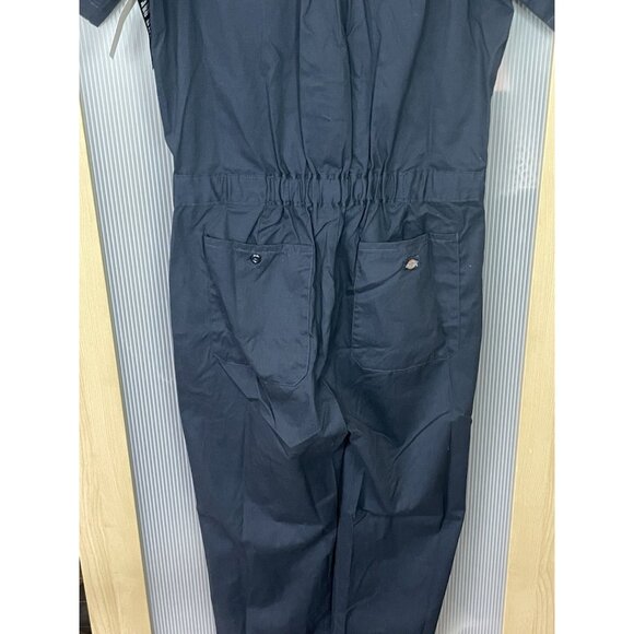 Dickies Short Sleeve Coveralls Jumpsuit Women’s Size Medium Black NWT Overalls - Picture 7 of 7